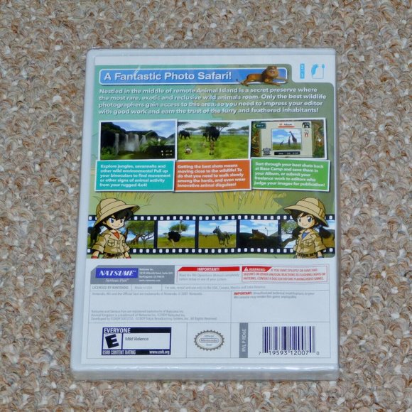 Animal Kingdom: Wildlife Expedition Nintendo Wii Brand New Natsume - Picture 2 of 4